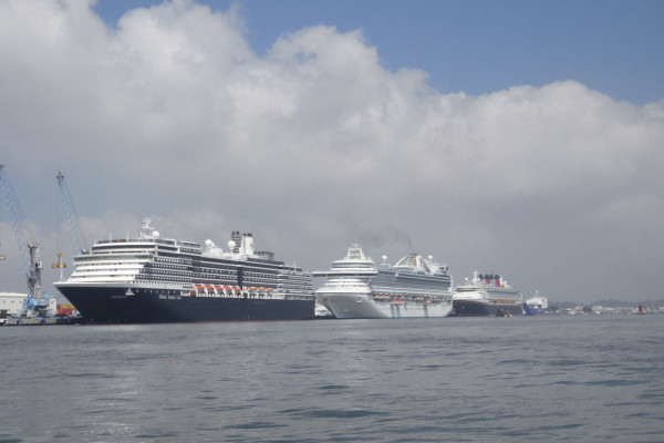 Tiene Mazatlán fiesta turística con la llegada de tres cruceros