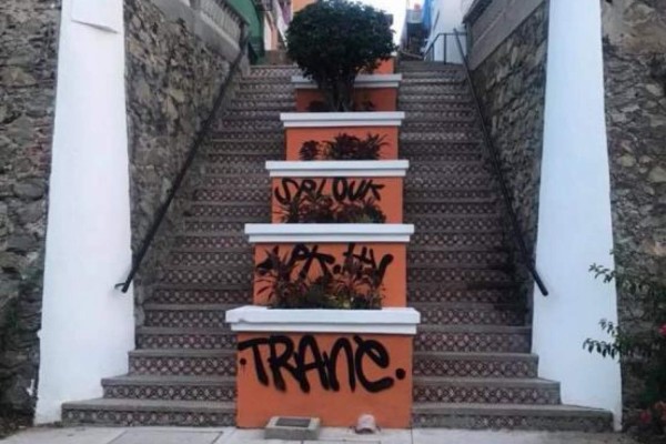 En Mazatlán, vandalizan zonas del Centro remodelado