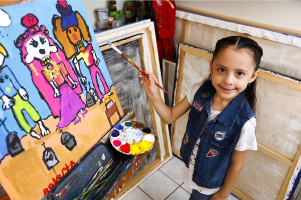 'Pintar me hace feliz': Roberta Bernal