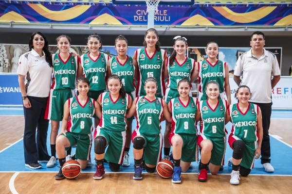 Va selección mexicana de basquetbol Sub 19 femenil por su primer triunfo