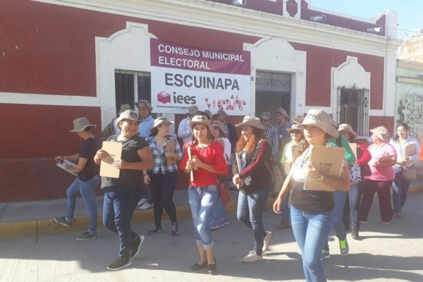 Notifican a ciudadanos para funcionarios de casillas en Escuinapa