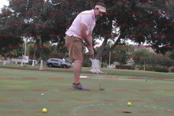 Con el pie derecho arrancan en el Torneo Anual de Golf del Club Campestre Mazatlán