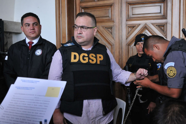 Javier Duarte fue extraditado de Guatemala el 17 de julio.