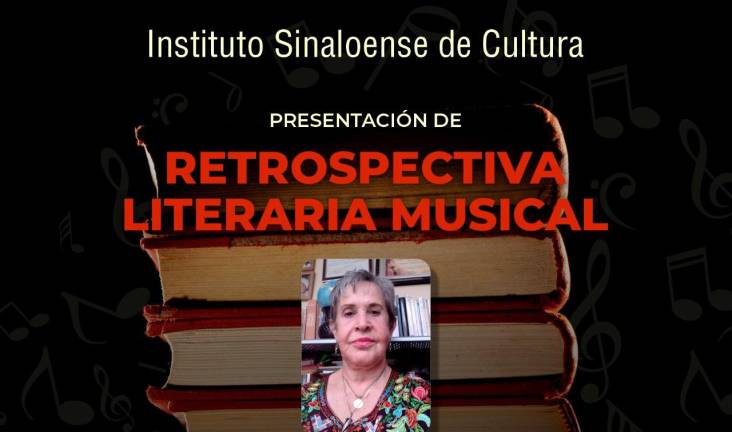 Blanca Palacios presentará su libro Retrospectiva Literaria Musical.