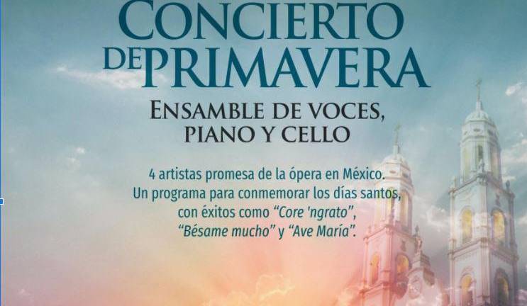 Desde la Catedral de Culiacán se realiza este concierto de primavera.