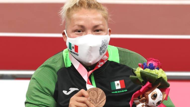 Rosa María Guerrero logra la segunda medalla de bronce de México en los Paralímpicos de Tokio.