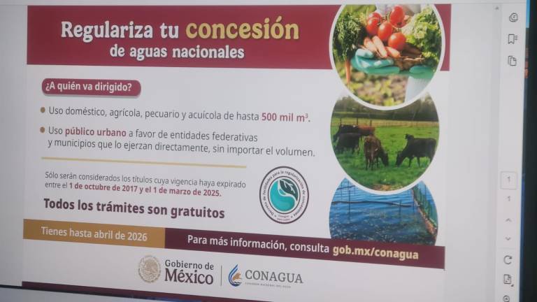 Campaña de la Conagua para la regularización de las concesiones. Campaña de la Conagua para la regularización de las concesiones.