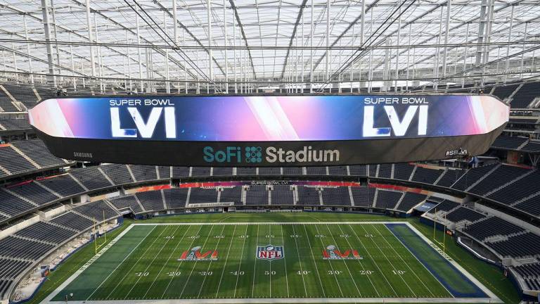El SoFi Stadium será escenario este domingo del Super Bowl LVI.