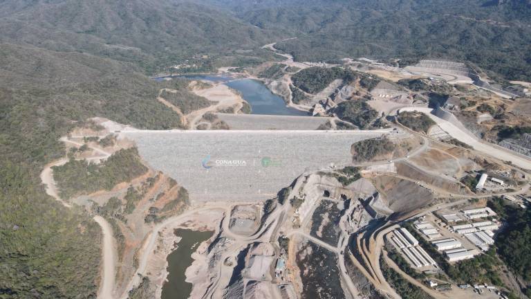 La presa Santa María, ubicada en la sierra de Rosario, fue inaugurada este lunes por el Presidente de México Andrés Manuel López Obrador.