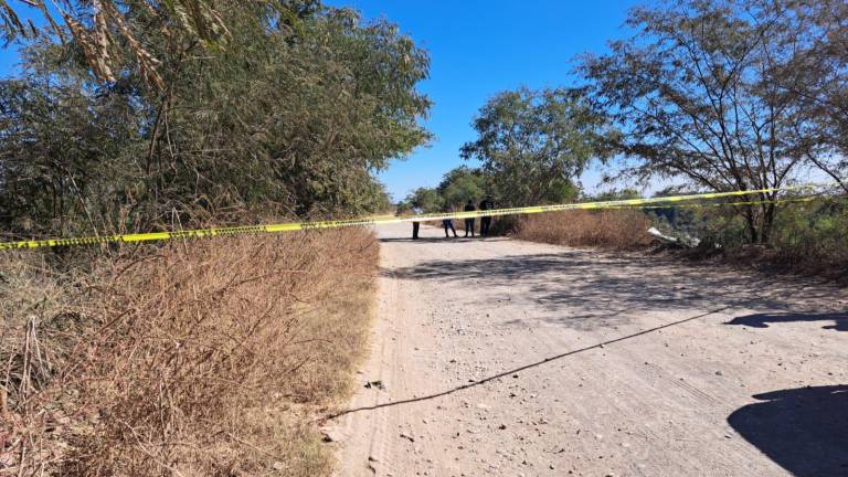 Zona de las cribas en Aguaruto, en Culiacán, donde un adulto mayor fue encontrado sin vida.