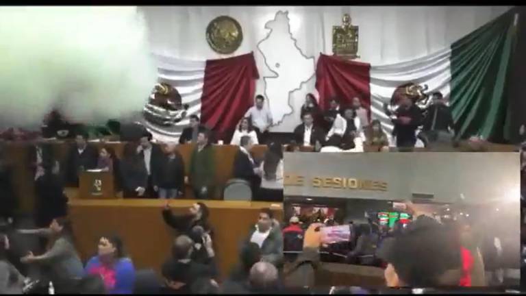 Vinculan a proceso a 14 simpatizantes de MC por irrupción al Congreso de Nuevo León en noviembre