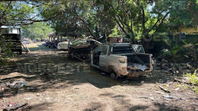 Autoridades localizaron 45 vehículos y autopartes con reporte de robo en deshuesaderos de Eldorado y Culiacán. Autoridades localizaron 45 vehículos y autopartes con reporte de robo en deshuesaderos de Eldorado y Culiacán.
