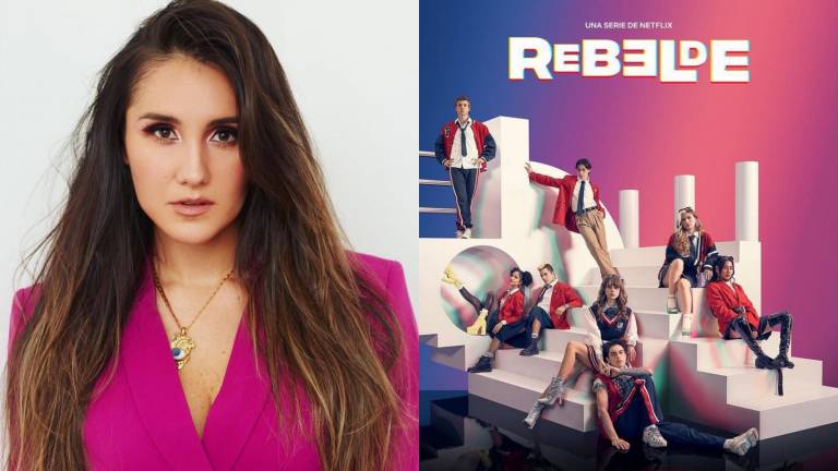 Dulce María reacciona al video musical de ‘Rebelde’, en su nueva versión para Netflix.