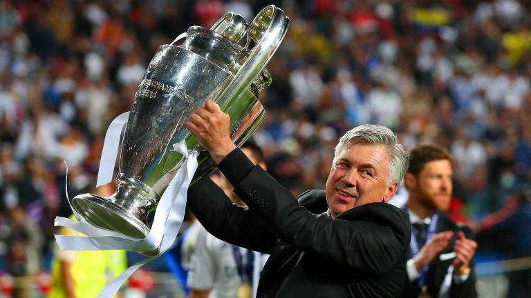 Carlo Ancelotti ganó la Champions con Real Madrid en 2014.