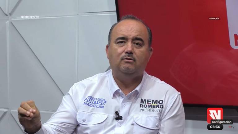 Guillermo Romero habla de proyectos para Mazatlán en Noticiero Noroeste.