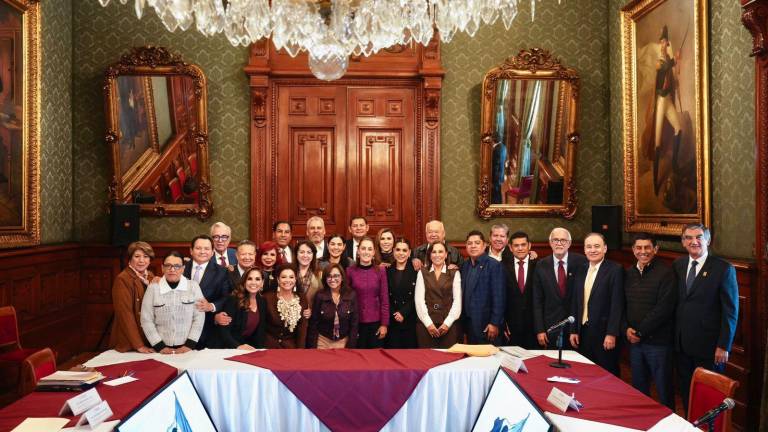 Los mandatarios y mandatarias se reunieron con la Presidenta Sheinbaum. Los mandatarios y mandatarias se reunieron con la Presidenta Sheinbaum.