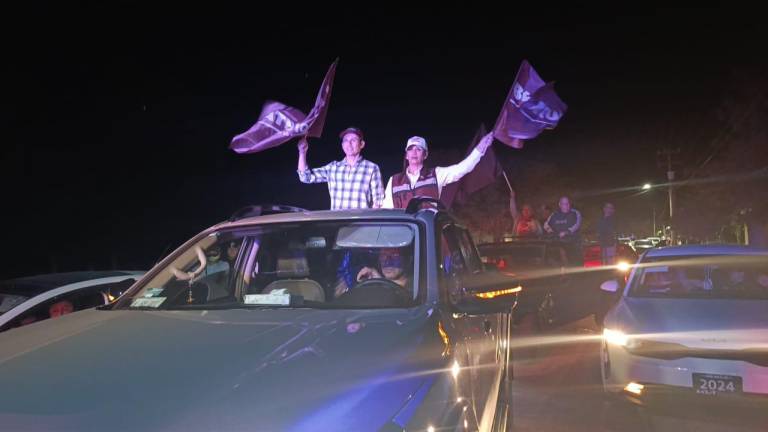 Con caravanas inician campaña candidatos de Morena y PVEM en Escuinapa