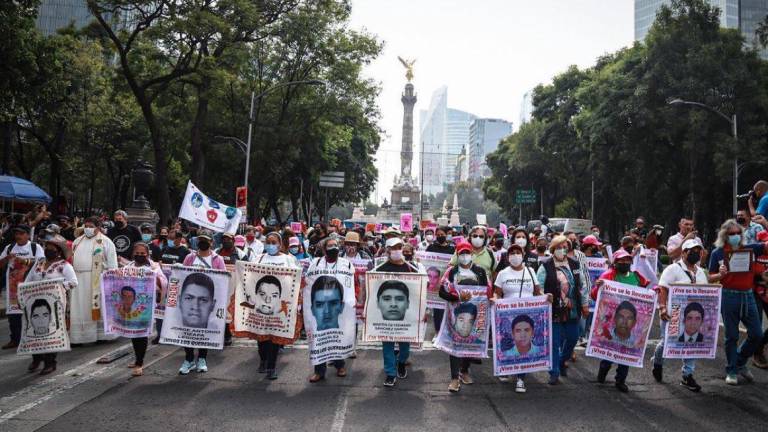 Marcha de madres de desaparecidos.