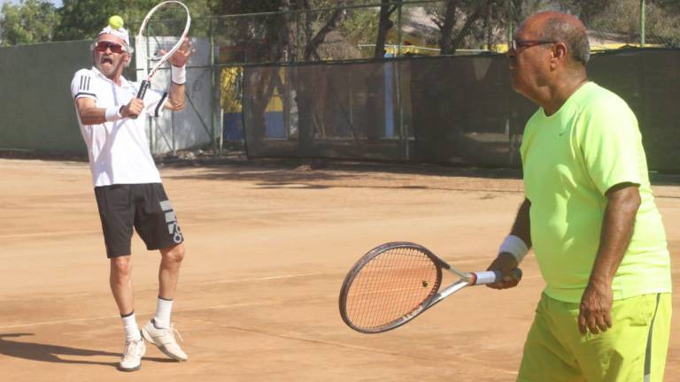 Gavica y Chicuate se imponen en segunda jornada de Torneo de Tenis 60 Años y Más del Muralla