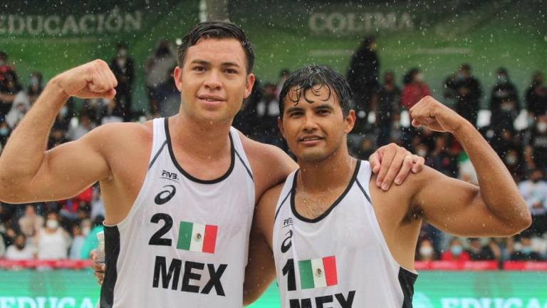 José Luis Rubio y Josué Gaxiola competirán en voleibol de playa.