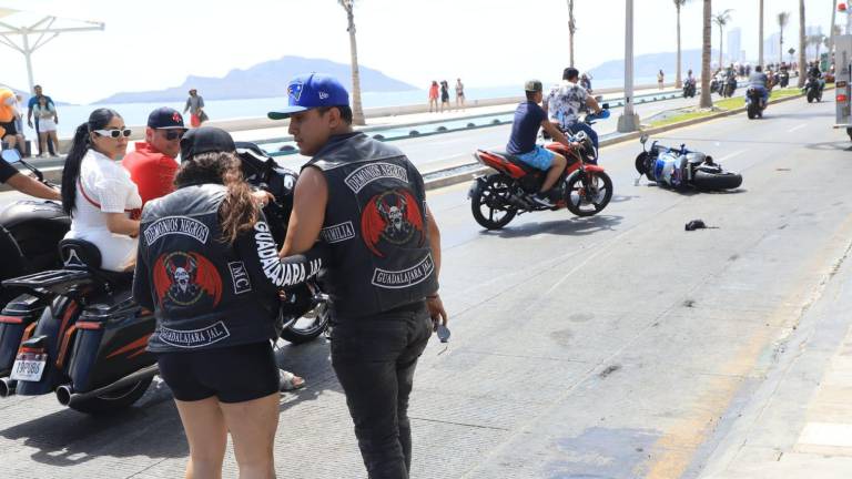 En total hubo 13 accidentes en la Semana Internacional de la Moto Mazatlán 2024.