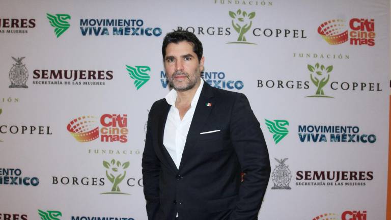 Eduardo Verástegui regresa a Sinaloa para presentar el filme Sonido de libertad, donde aborda el tema de la trata de niños.