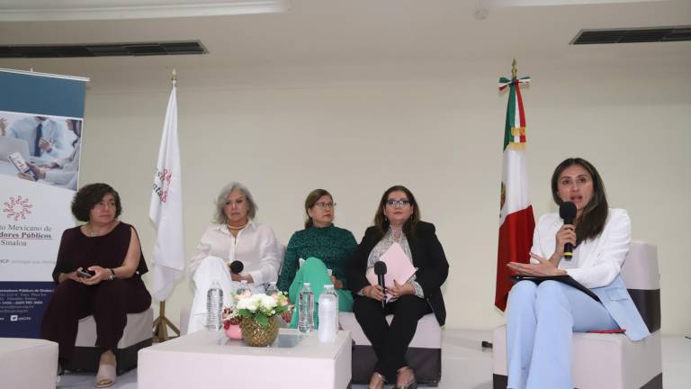 Yudith Verónica Estrada, presidenta de Coparmex, fue una de las panelistas en el encuentro.