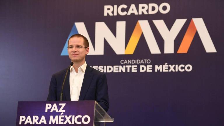 Ricardo Anaya Cortés, durante su candidatura a la Presidencia en 2018.
