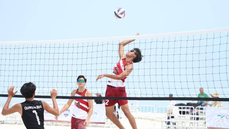 Sinaloa arranca potente en voleibol de playa.