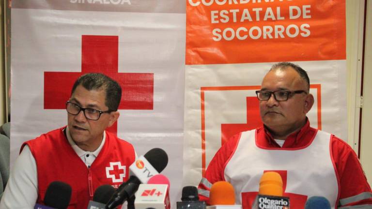 Coordinadores de Cruz Roja Sinaloa expusieron las atenciones que ofreció la institución durante los recientes festejos por Año Nuevo.
