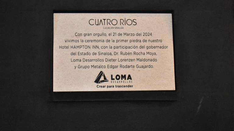 Colocan primera piedra del Hotel Hampton Inn By Hilton en Culiacán