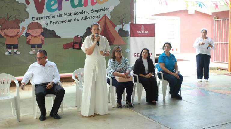 Arrancan cursos de verano para prevenir adicciones en menores de Mazatlán