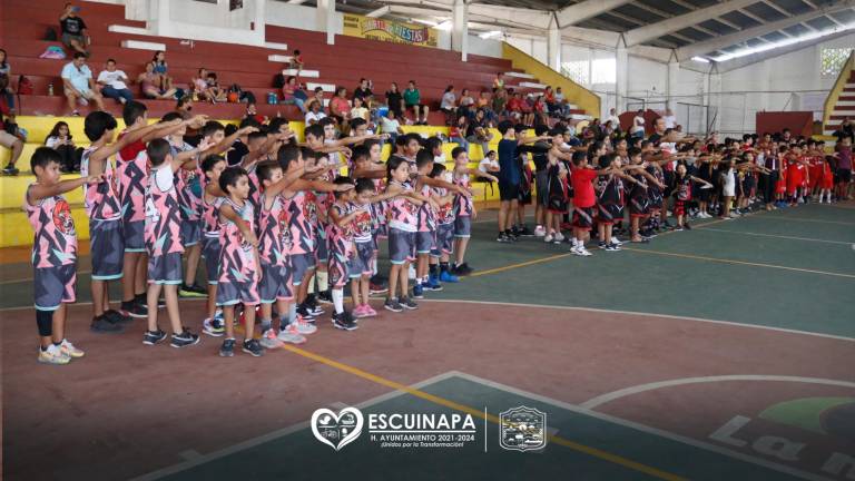 Inauguran el Primer Festival de Básquetbol Mixto 2022 en Escuinapa