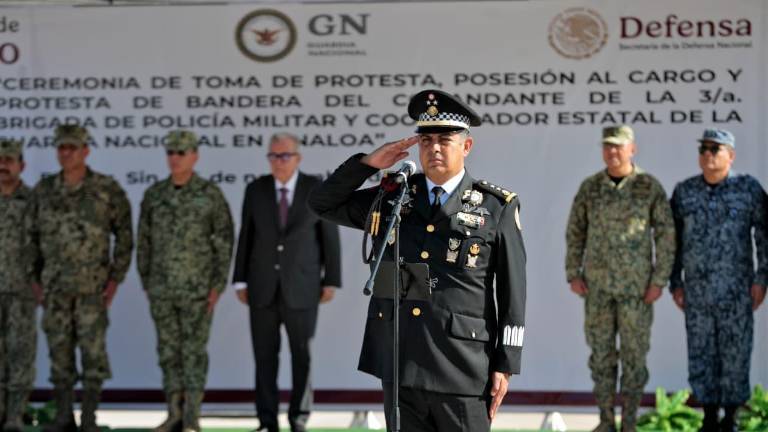 El General Julices Julián Tadeo González Calzada asumió el mando de la Guardia Nacional en Sinaloa. El General Julices Julián Tadeo González Calzada asumió el mando de la Guardia Nacional en Sinaloa.