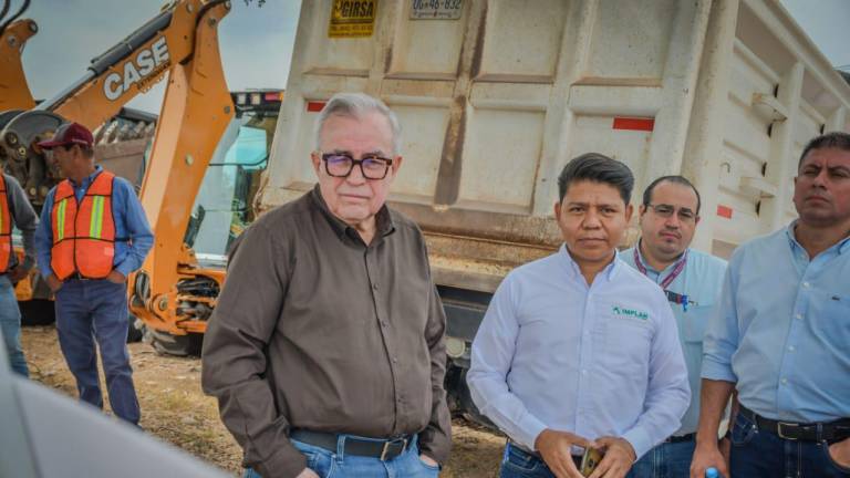 Supervisa Rocha Moya obra del Malecón de Guamúchil, costará 63 millones de pesos