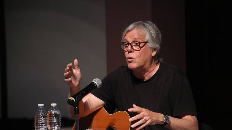 Alejandro García ‘Virulo’, durante el conversatorio.