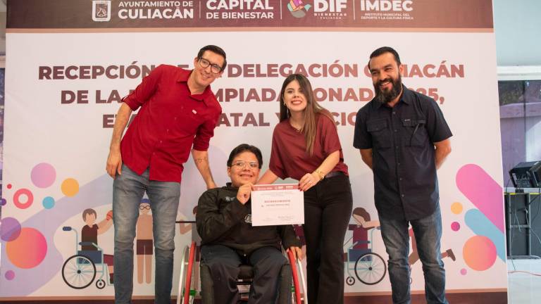 Culiacán reconoció a los medallistas de la delegación municipal que participaron en la Paralimpiada Conade 2025. Culiacán reconoció a los medallistas de la delegación municipal que participaron en la Paralimpiada Conade 2025.