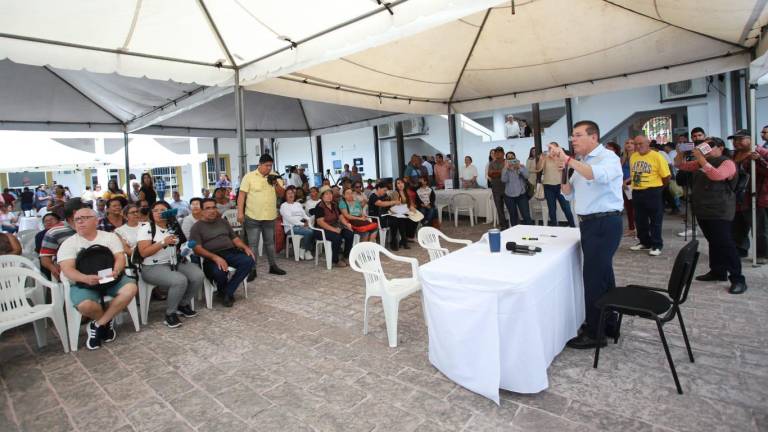 Audiencia pública ‘Escuchando a la Gente’ que promueve el Gobierno de Mazatlán.