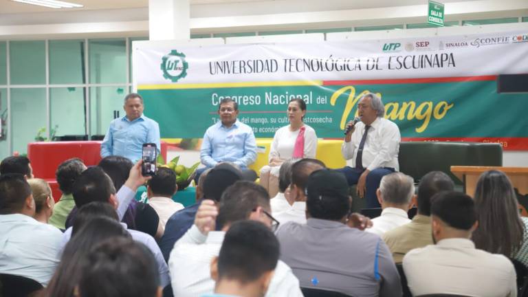 Inauguración del Congreso Nacional del Mango en la Universidad Tecnológica de Escuinapa.