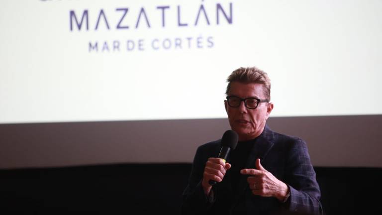 Ernesto Coppel Kelly impulsor y desarrollador del Gran Acuario Mazatlán Mar de Cortés, en la presentación del video.