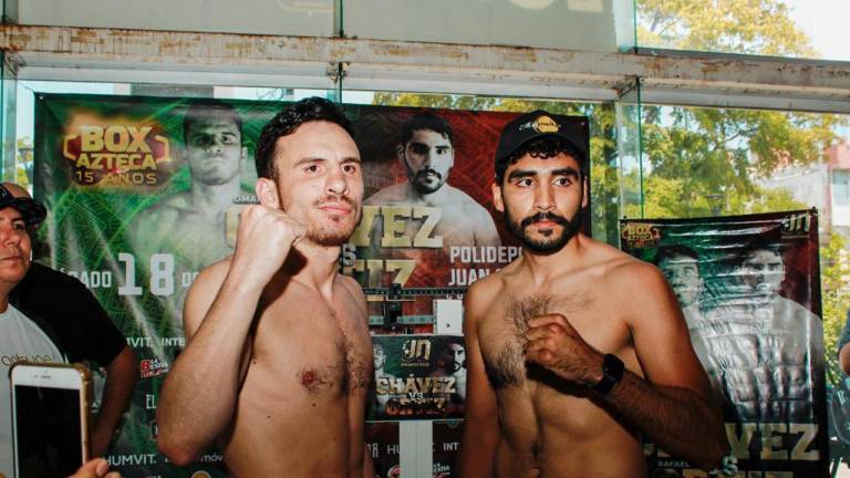 Omar Chávez Carrasco y Rafael Amarillas Ortiz están listos para su combate en peso Super Medio.