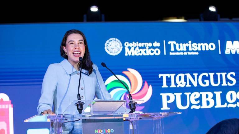 La titular de Sectur federal, Josefina Rodríguez, destacó la unión cultural y el impulso económico que genera el Tianguis Nacional de Pueblos Mágicos 2025. La titular de Sectur federal, Josefina Rodríguez, destacó la unión cultural y el impulso económico que genera el Tianguis Nacional de Pueblos Mágicos 2025.