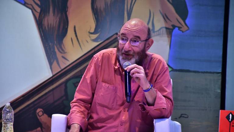 Eduardo Antonio Parra presentó su novela “Nostalgia de la sombra” durante la FIL Culiacán 2025, obra que explora la violencia y los márgenes sociales de Monterrey. Eduardo Antonio Parra presentó su novela “Nostalgia de la sombra” durante la FIL Culiacán 2025, obra que explora la violencia y los márgenes sociales de Monterrey.