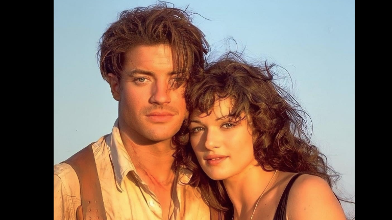 Brendan Fraser y Rachel Weiz. Brendan Fraser y Rachel Weiz.