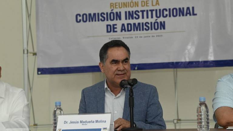 Jesús Madueña Molina, Rector de la Universidad Autónoma de Sinaloa, aseguró que habrá cobertura universal por tercer año consecutivo.