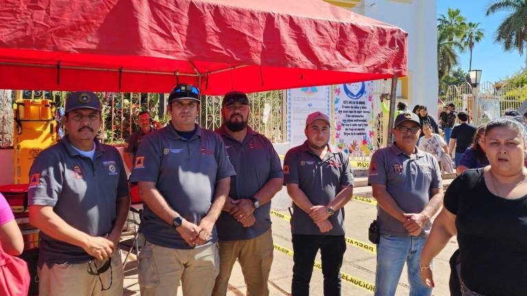 Personal de Protección Civil realizó un operativo durante las fiestas de la Virgen de la Candelaria en Quilá.