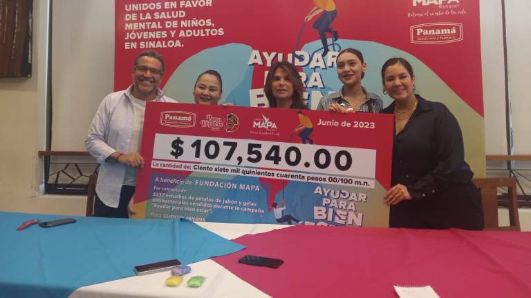 Entrega Grupo Panamá donativo a la Fundación Mapa