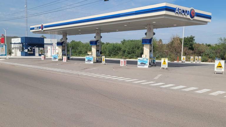 Una de las gasolineras suspendidas en Los Mochis tras un operativo federal. Una de las gasolineras suspendidas en Los Mochis tras un operativo federal.