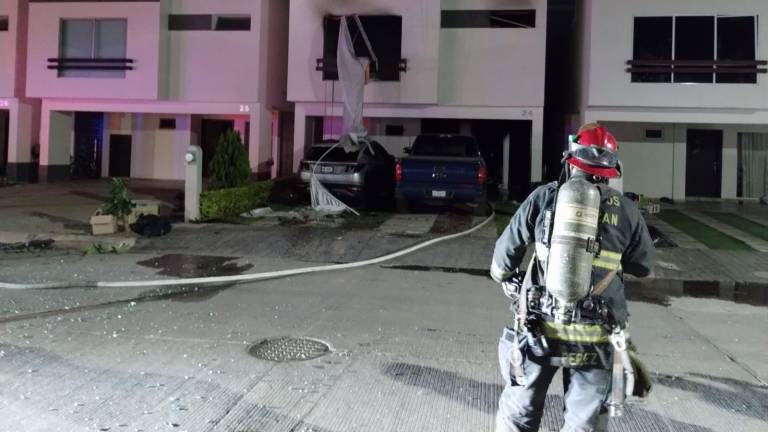 La acumulación de gas en una vivienda ocasionó una explosión en una vivienda de Culiacán.