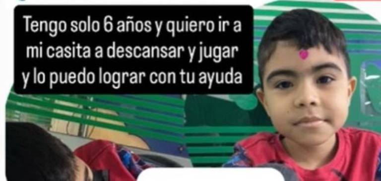 El pequeño José Sebastián, de 6 años, necesita donaciones de plaquetas O+ para continuar con su tratamiento médico en Culiacán. El pequeño José Sebastián, de 6 años, necesita donaciones de plaquetas O+ para continuar con su tratamiento médico en Culiacán.